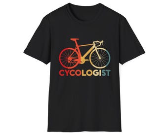 Cycologist Funny Biker T-Shirt Cycling Humor Gift for Riders T-Shirt (Gildan Softstyle)
