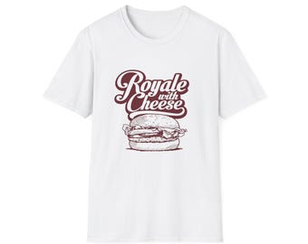 Royale mit Käse Vintage T-Shirt Kult Film Pop Kultur Grafik Shirt T-Shirt (Gildan Softstyle)
