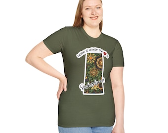 Proud Saskatchewan Tee Kanadische Prärie Mandala Grafik Shirt T-Shirt (Gildan Softstyle)