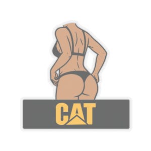 Raupe Pin-Up Parodie Vinyl Aufkleber Mechaniker Humor Aufkleber Bild 15