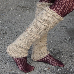 Leg Warmers Knit Leg Warmers Tan Leg Warmers Teen Leg Warmers Womens ...