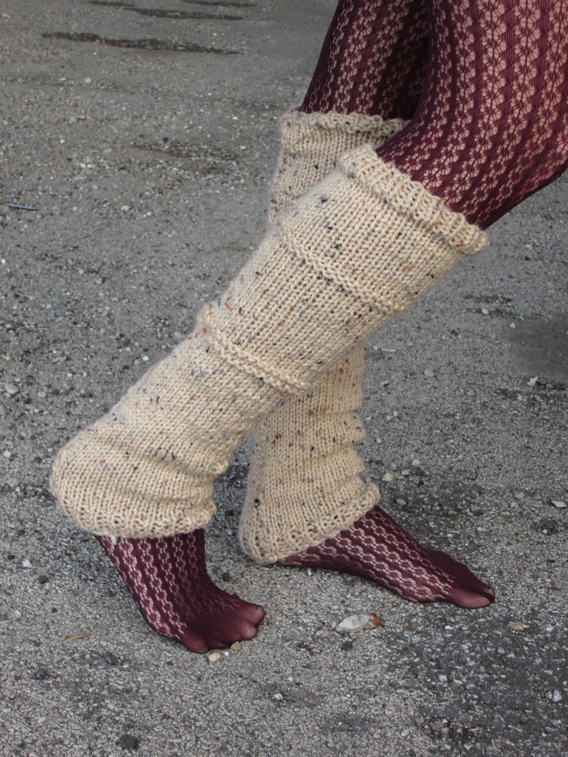 Leg Warmers Knit Leg Warmers Tan Leg Warmers Teen Leg Warmers Womens