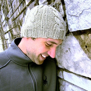 Câble tricot chapeau hommes bonnet tricoté unisexe casquette femmes Crochet chapeau hiver