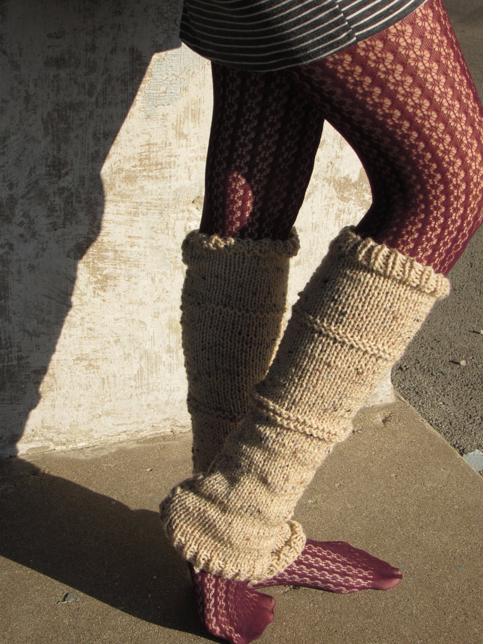 Leg Warmers Knit Leg Warmers Tan Leg Warmers Teen Leg Warmers Womens