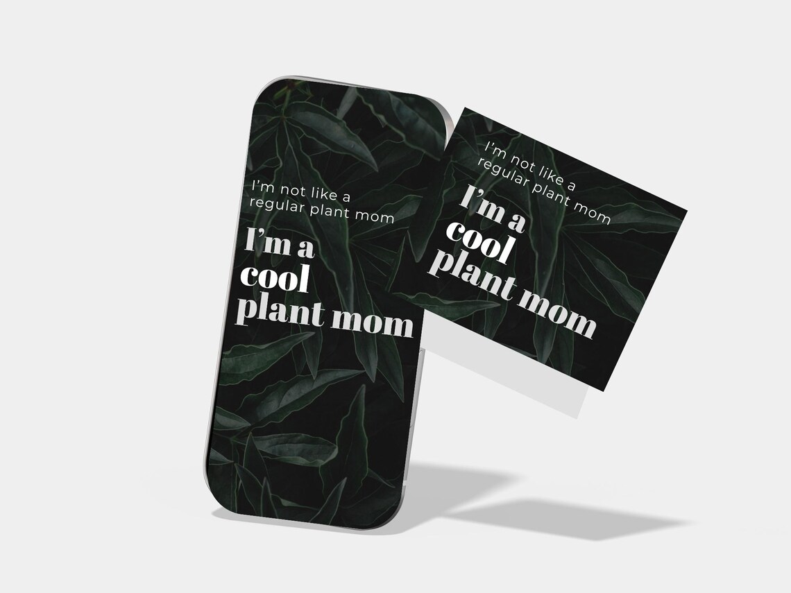 Plant Mom Phone Wallpaper & Lock Screen Set | Botanical Leaf Background ...