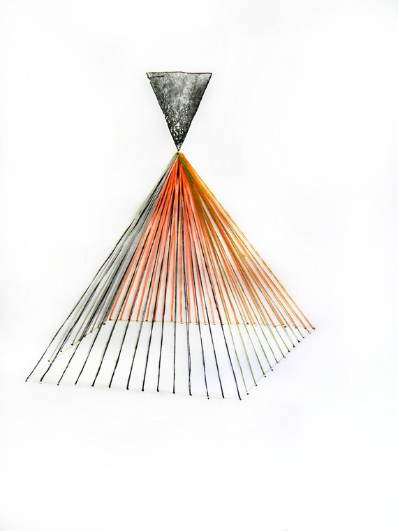 Items similar to Geometric Mixed Media Art Print, 8x10 on Etsy