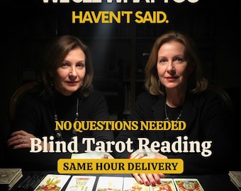 Consultation de tarot à l'aveugle en une heure seulement, sans poser de questions • Analyses psychiques détaillées • Prédictions précises • Livraison rapide