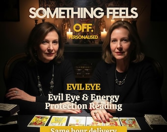 Tirage de tarot personnalisé sur le mauvais œil - Suis-je maudit(e) ou sous l'emprise d'énergies négatives ? • Conseils de purification énergétique • Levée des blocages