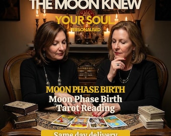 Thème astral lunaire, tirage de tarot personnalisé : que révèle la lune à votre anniversaire ? • Personnalité lunaire (PDF)