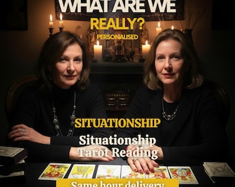 Tirage de tarot personnalisé pour les relations ambiguës : Sommes-nous en couple ou non ? • Que veut-il vraiment ? • Sortez de la zone grise • Tirage le jour même