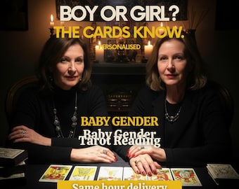 Tirage de tarot personnalisé pour connaître le sexe de votre bébé - Prédiction garçon ou fille • Lecture intuitive de grossesse • Révélation du sexe de bébé par voyance le jour même