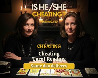 Est-il infidèle ? Tirage de tarot • Test de fidélité • Que me cachent-ils vraiment ? • Consultation de voyance amoureuse en une heure (PDF disponible)