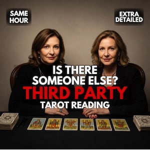 Third Party Tarot Reading • Is Someone Else Between Us • Who Is She or He • Rival Energy • Same Hour Psychic Love Reading PDF Delivery