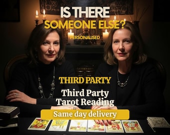 Lecture de tarot par un tiers • Y a-t-il quelqu'un entre nous ? • Qui est-ce ? • Énergie rivale • Consultation de voyance amoureuse en ligne (PDF) - Livraison en une heure