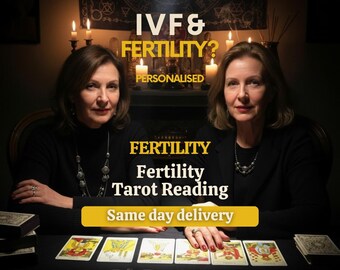 Tirage de tarot pour la FIV et la fertilité • Vais-je tomber enceinte cette année ? • Énergie autour de la conception • Conseils intuitifs pour la grossesse (PDF disponible le jour même)
