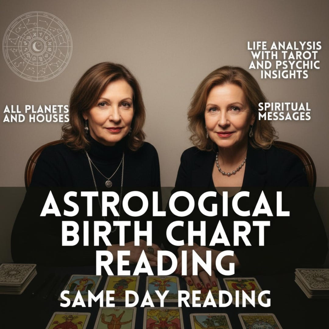 Full Astrological Birth Chart Reading | Natal Chart Analysis With Tarot ...