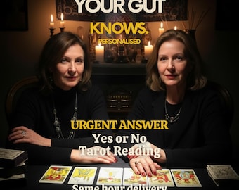 Consultation de tarot urgente - Tirage Oui ou Non • Conseils pour une décision rapide • Une seule question • Réponse rapide et honnête d'un médium • Service en une heure
