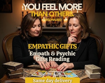 Tirage de tarot personnalisé pour les personnes empathiques et dotées de capacités psychiques : quelles sont vos facultés spirituelles ? • Clairvoyance, clairsentience, claircognition (PDF)