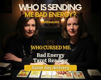 Qui m'envoie des ondes négatives ? Tirage de tarot • Identifiez votre agresseur psychique • Guide de purification et de protection (PDF) • Livraison en une heure