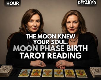 Mondphasen-Geburtshoroskop – Personalisierte Tarot-Lesung: Was der Mond an deinem Geburtstag über dich aussagt • Mond-Persönlichkeitsdiagramm (PDF)
