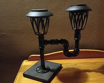 Steampunk Solar Lamp