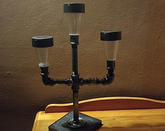 Steam Punk Solar Lamp