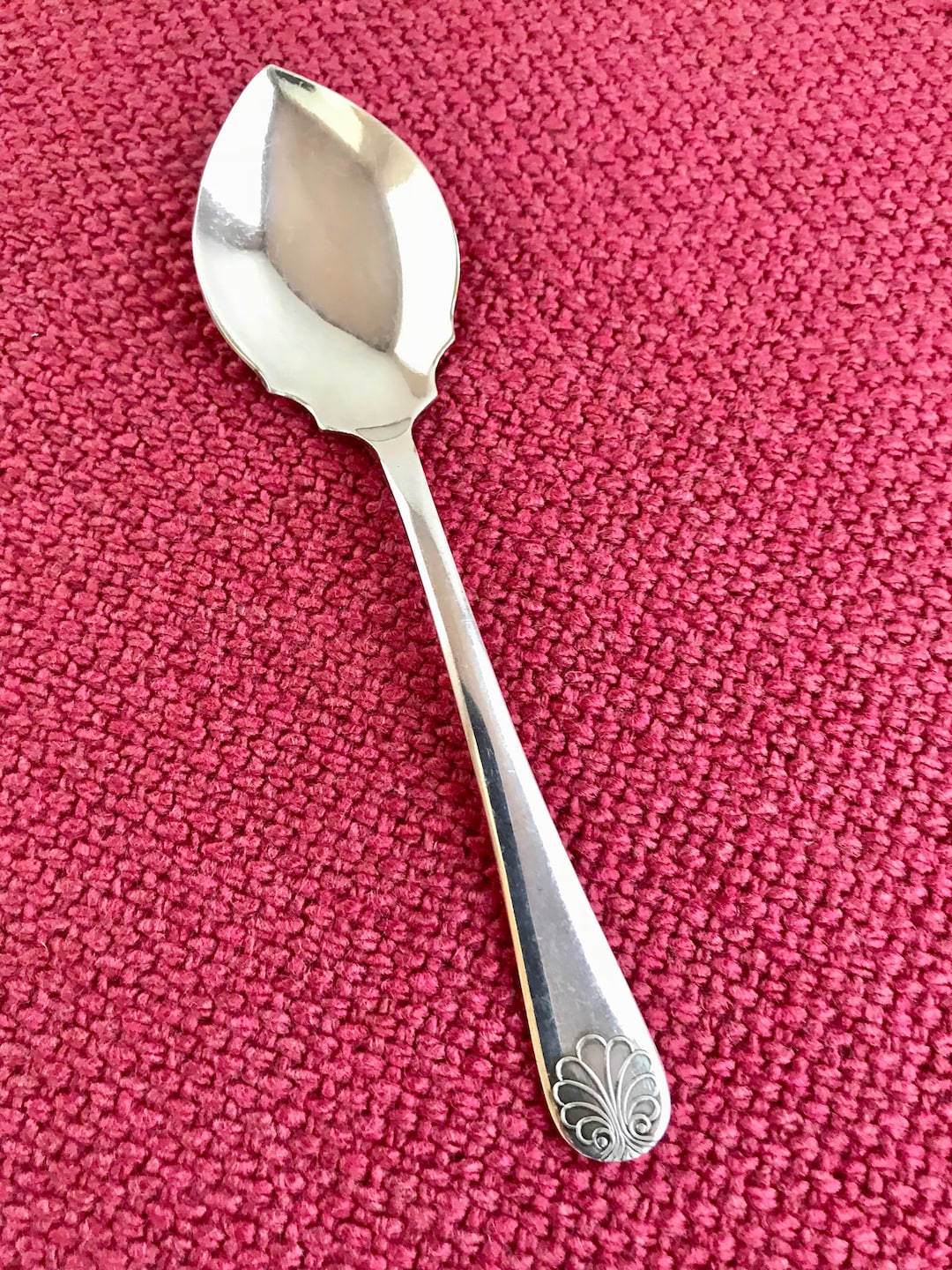 Vintage Silverplate Spoon. Small Sugar Condiment Spoon. Etsy