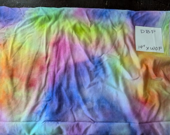 Large Scrap very thin DBP Double Brushed Poly Tie Dye print