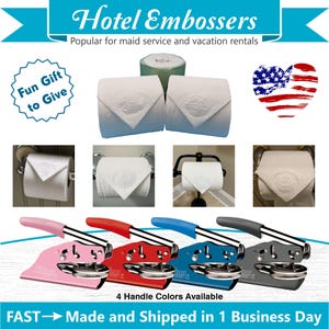 Hotel/Maid Service Embossers - Custom Made