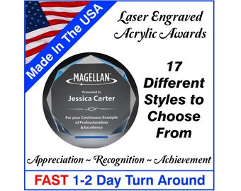 Laser Engraved Acrylic Awards