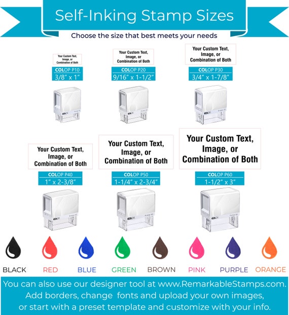 Regular Rubber Stamp Size 1-1/2 x 4 - Address Stamps