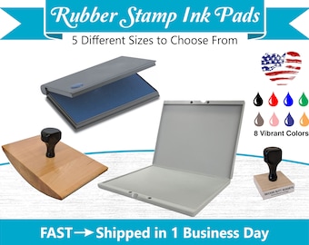 Rubber Stamp Pad, Ink Pad, Stamp Pad for Traditional Wood and Rocker Mount Stamps