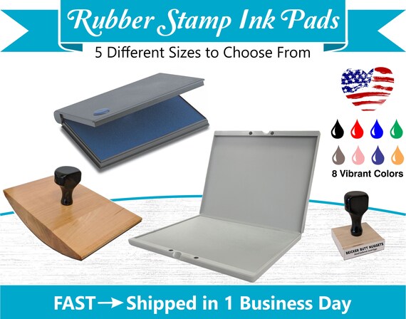Rubber Stamp Ink Pad: Water-Based Ink