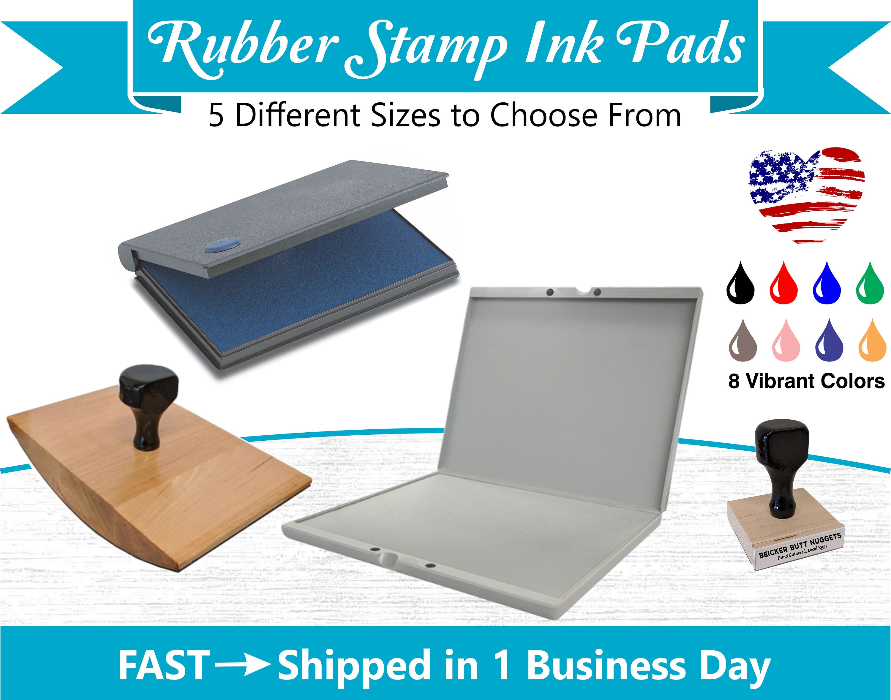 Stamp Pads  Choose From Different Size Ink Pads & Stamp Pads