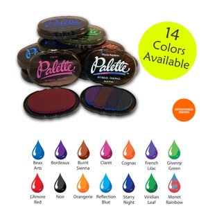 stamp pad, ink pad, ink pads, heavy duty stamp pad, large stamp pad, pad for rubber stamp, ink stamp pad, rubber stamp pad, industrial stamp pad, industrial metal pad, palette pad, palette inks