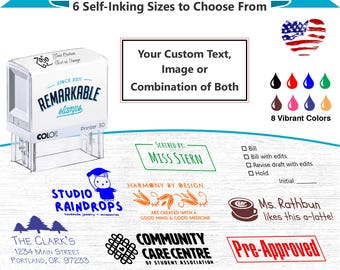 Custom Rubber Stamps - Self Inking - Rectangle