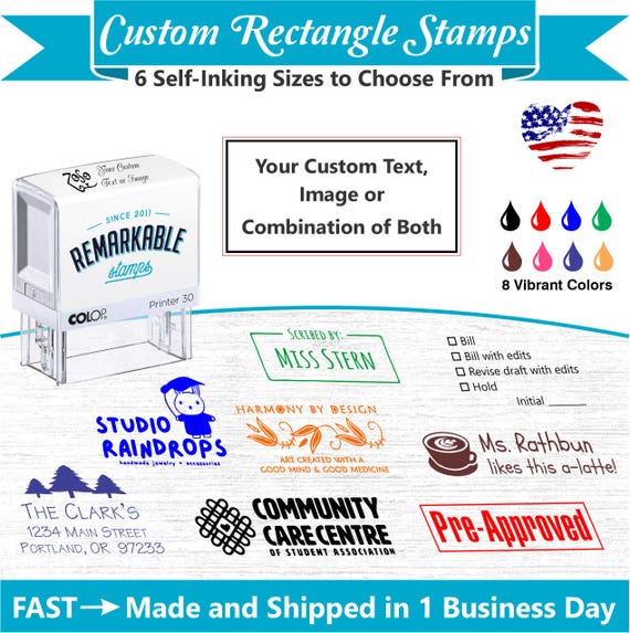Happy Birthday Self Inking Stamp - Colop P20 Mini Stamper For Cards & Stationery