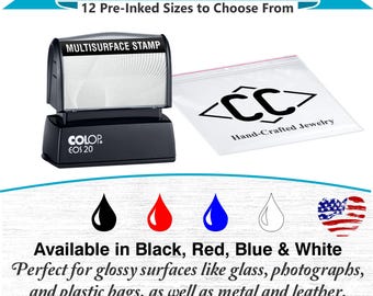 Multi Surface Ink Stamp: Glossy Paper, Plastic, Metal
