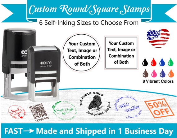 PLEASE READ and INITIAL Self-Inking Stock Message Stamp