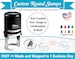 Custom Round Self-Inking Stamps 