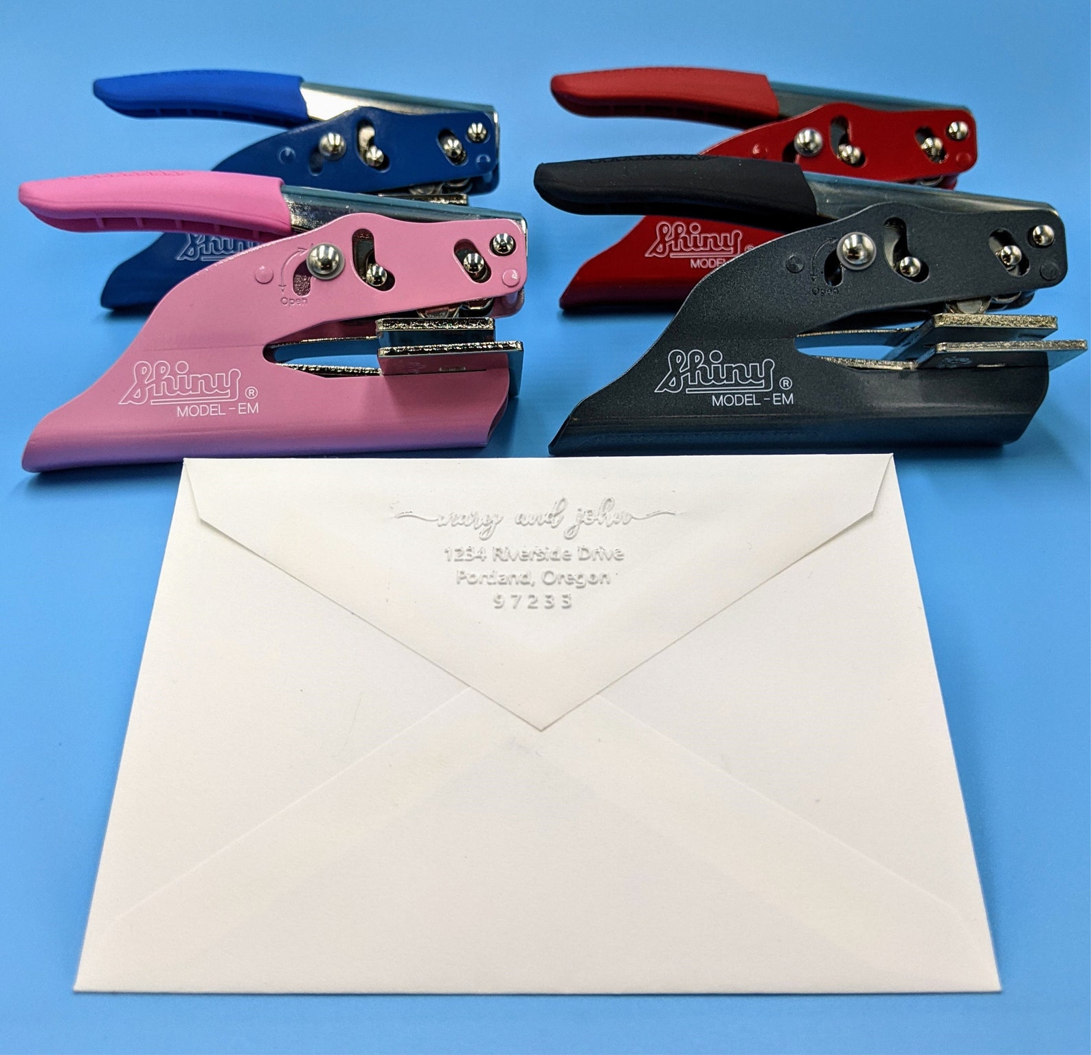 Custom Rectangle Embosser Book Embosser Address Embosser Etsy Italia