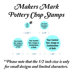 Chop Stamp Pottery Tool Makers Mark Stamp for Clay - Etsy