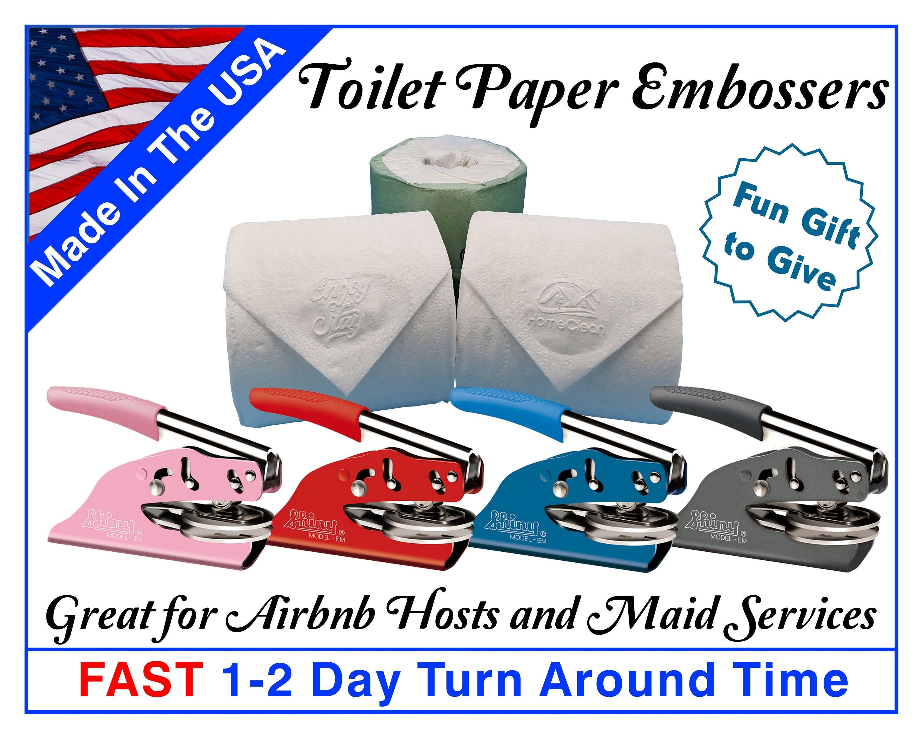 Toilet Paper Embosser Custom Made Etsy