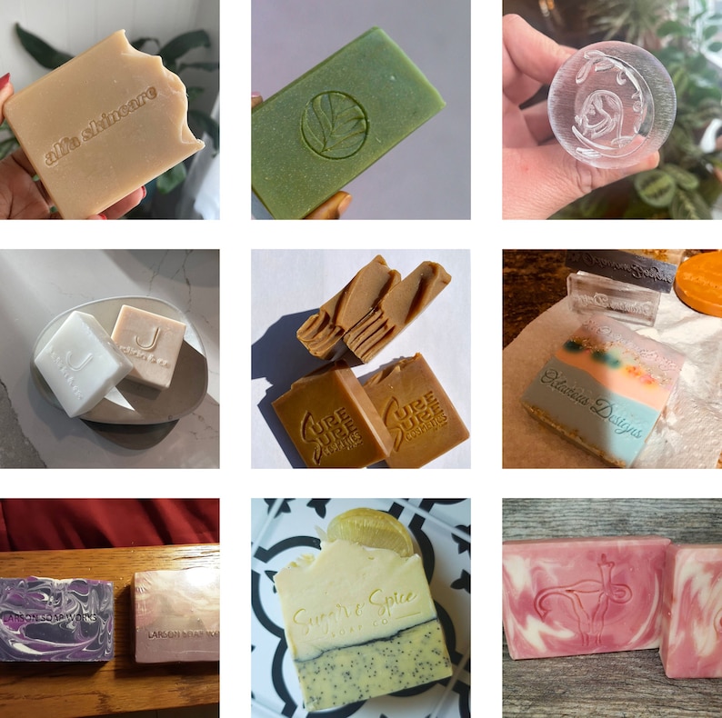 soap stamp, custom soap stamp, acrylic soap stamp, acrylic stamp, handmade soap stamp, stamp for soap, soap stamps, logo soap stamp, soap stamp custom