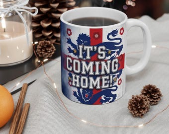 Kane 9 England Soccer Jersey Mug | Football Fan Coffee Cup