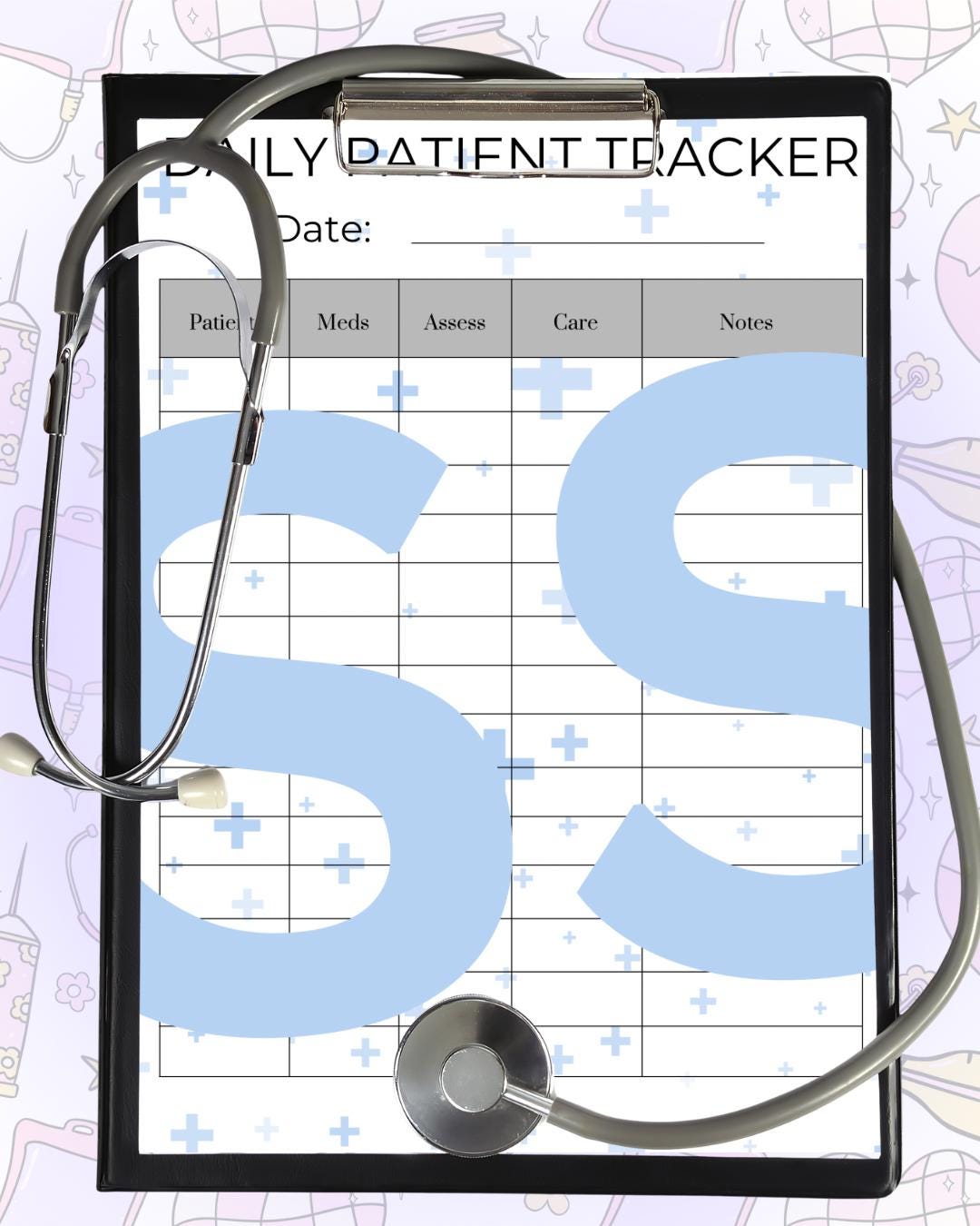 Patient Tracker Examples Daily Patient Tracker Log (printable PDF) - Etsy