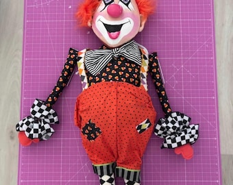 Creepy Clown Krans Hulpstuk Positief Hulpstuk