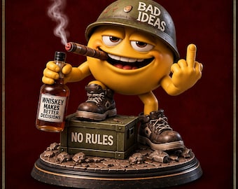Bad Ideas – Funny Meme Character__3mf _STL _OBJ 120mm figures for 3D Printing