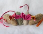 Fuzzy Upcycled Catnip Mouse