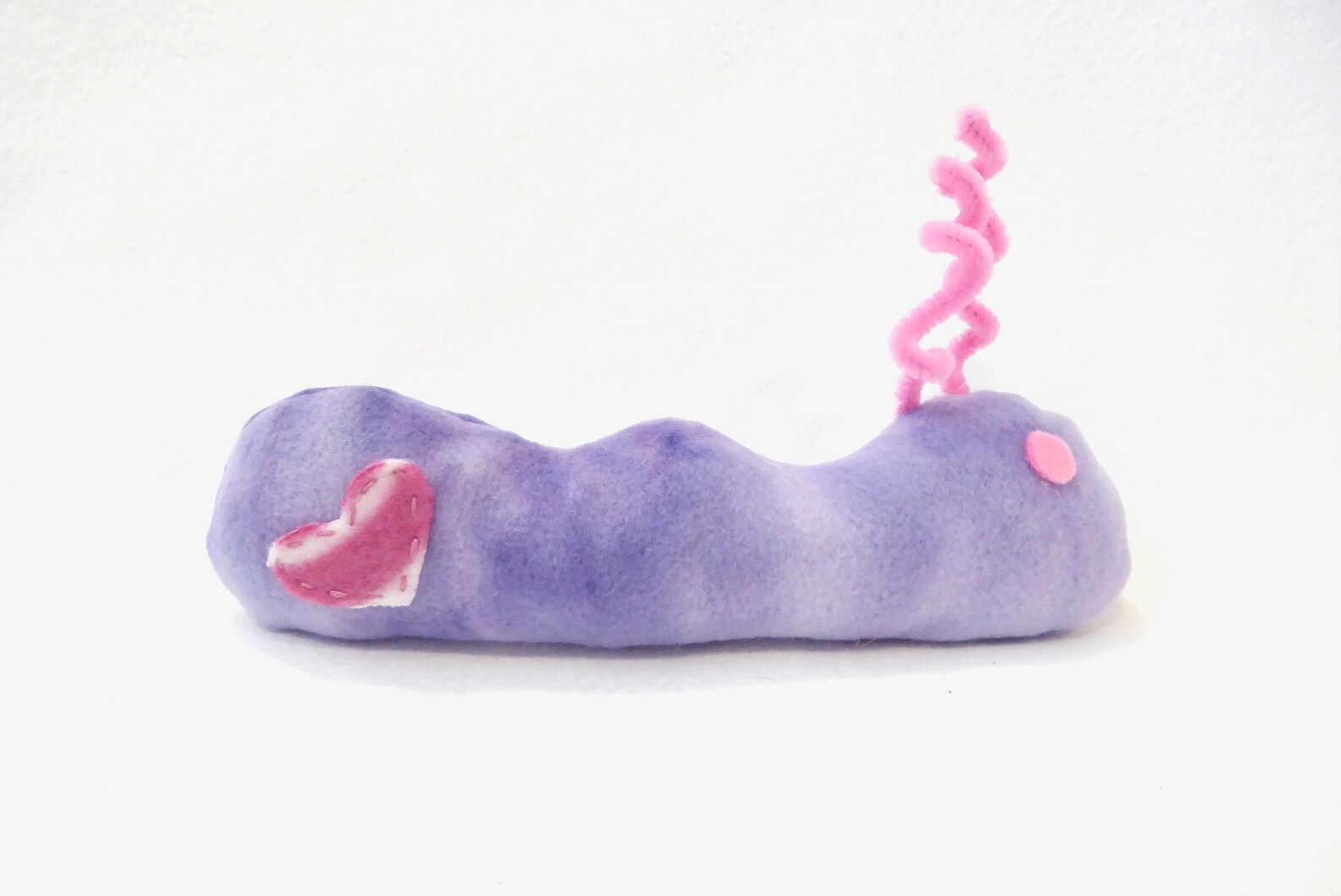 Worm Catnip Cat Toy Purple Tie Dye With Pink Antennae | Etsy